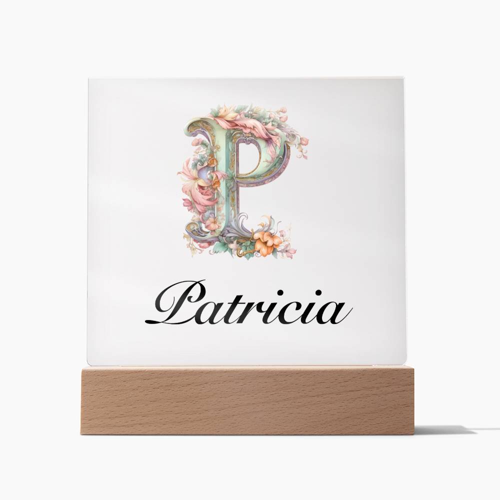 Patricia 01 - Square Acrylic Plaque