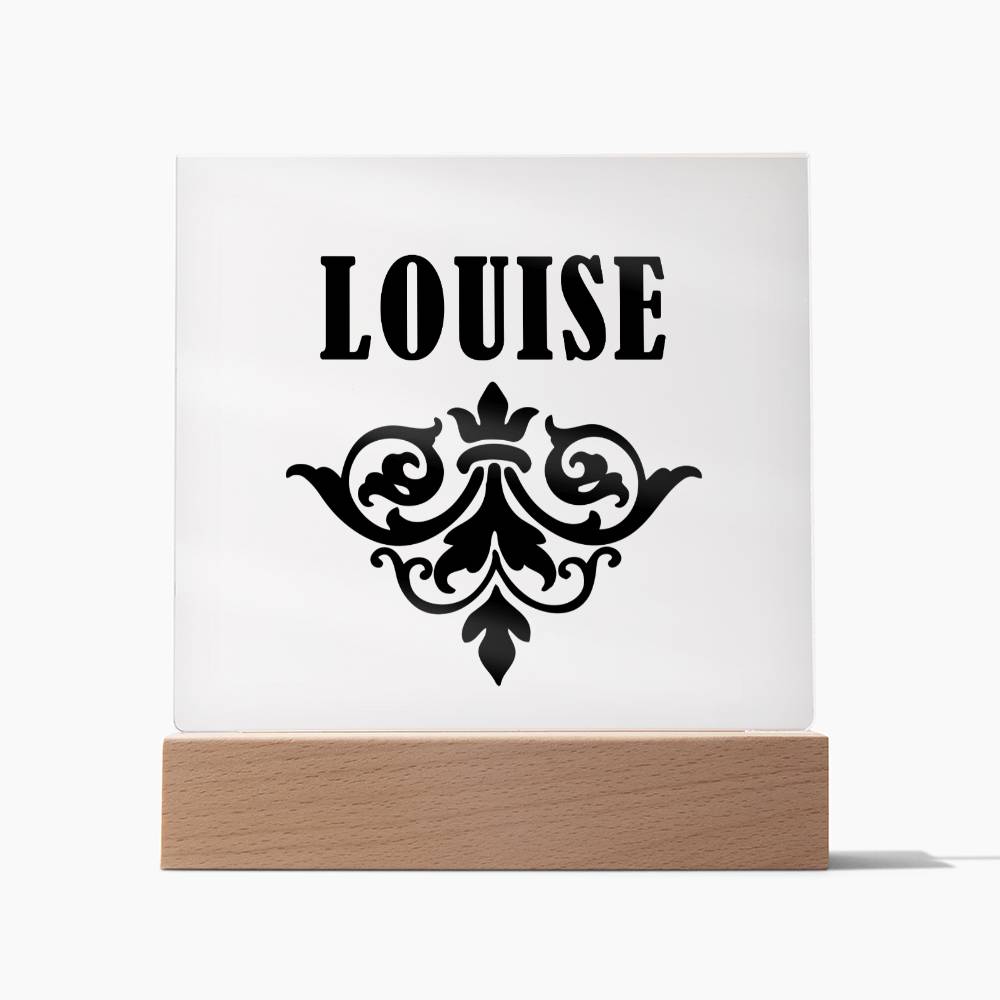 Louise v01 - Square Acrylic Plaque