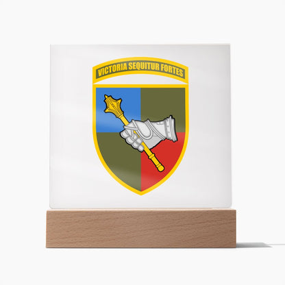 Ground Forces Command (Ukraine) - Square Acrylic Plaque