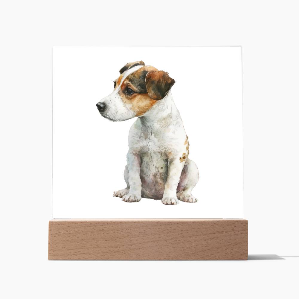 Dog Lover Collection (Watercolor) 10 - Square Acrylic Plaque