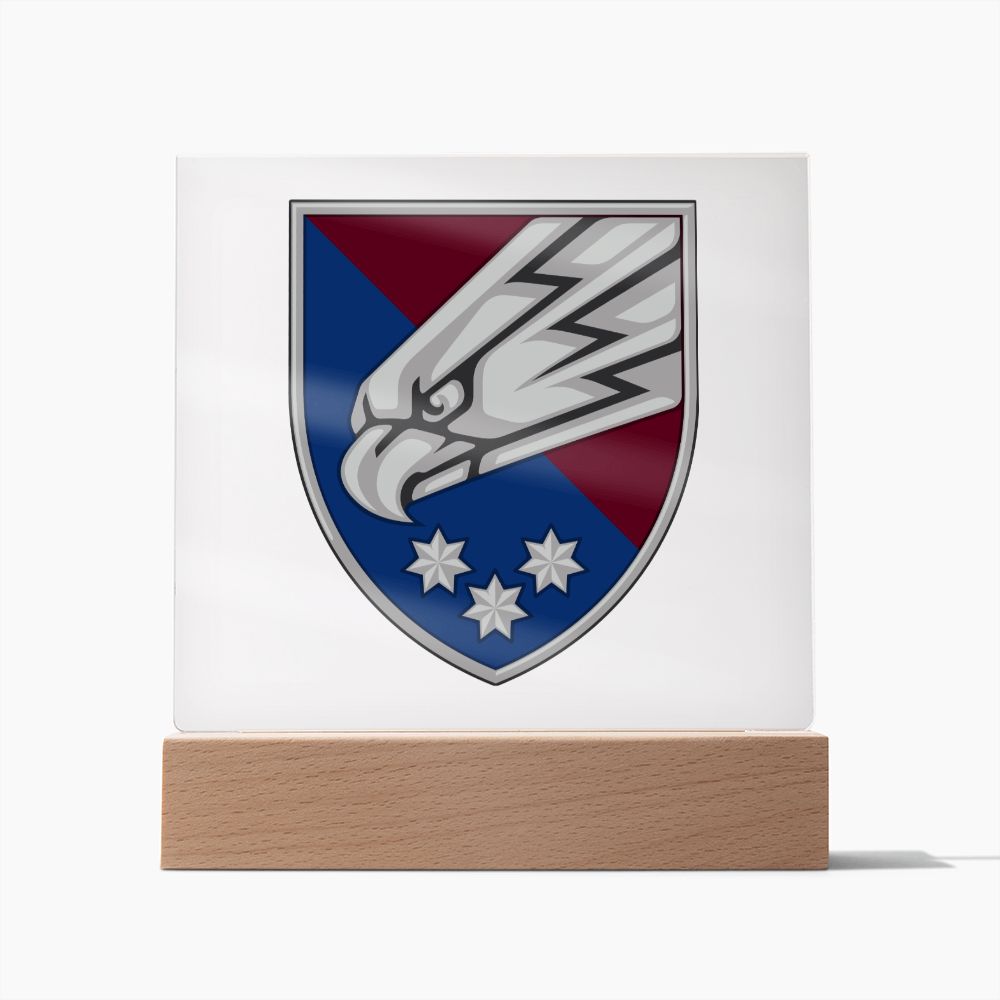 25th Airborne Brigade (Ukraine) - Square Acrylic Plaque