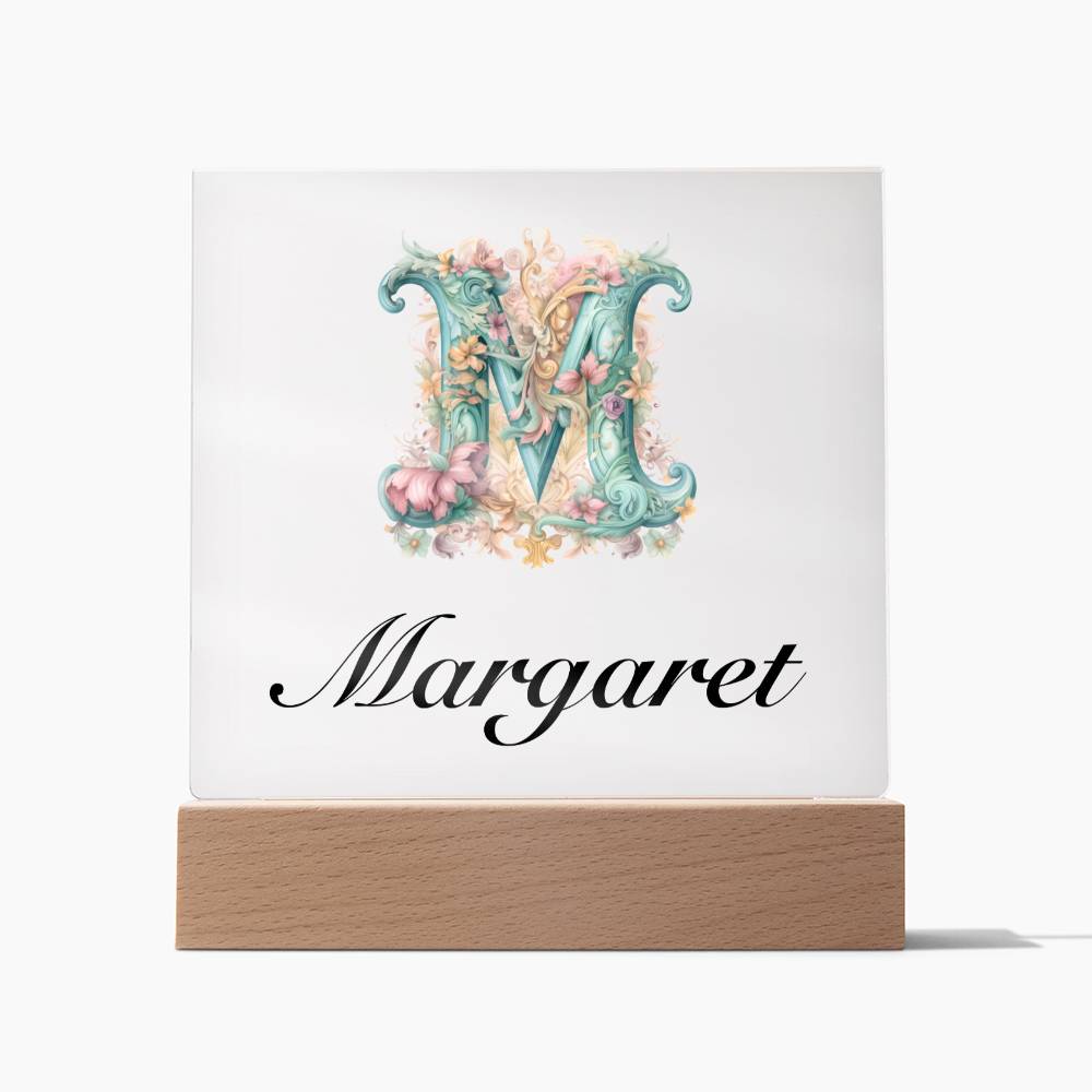 Margaret 01 - Square Acrylic Plaque
