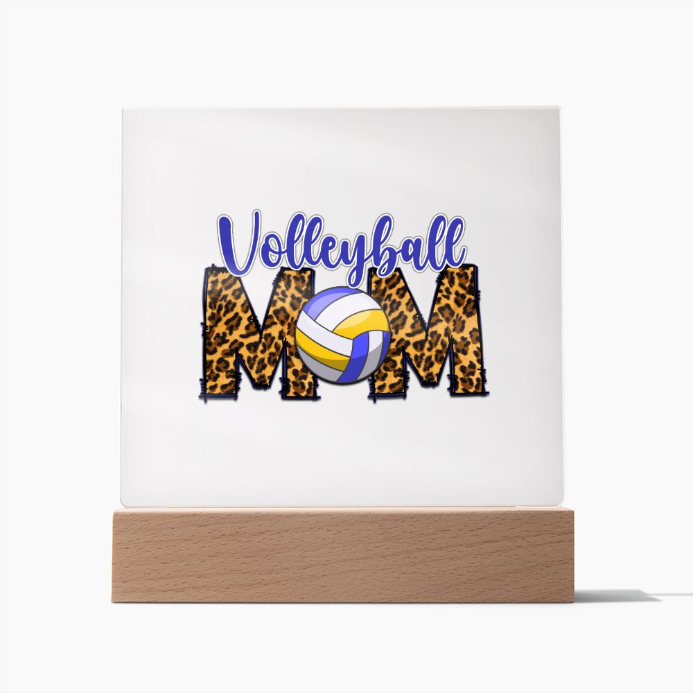 Volleyball Mom - Square Acrylic Plaque
