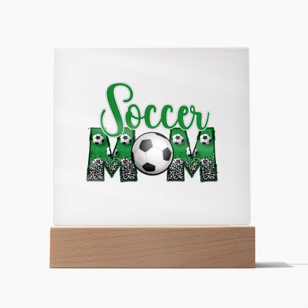 Soccer Mom - Square Acrylic Plaque
