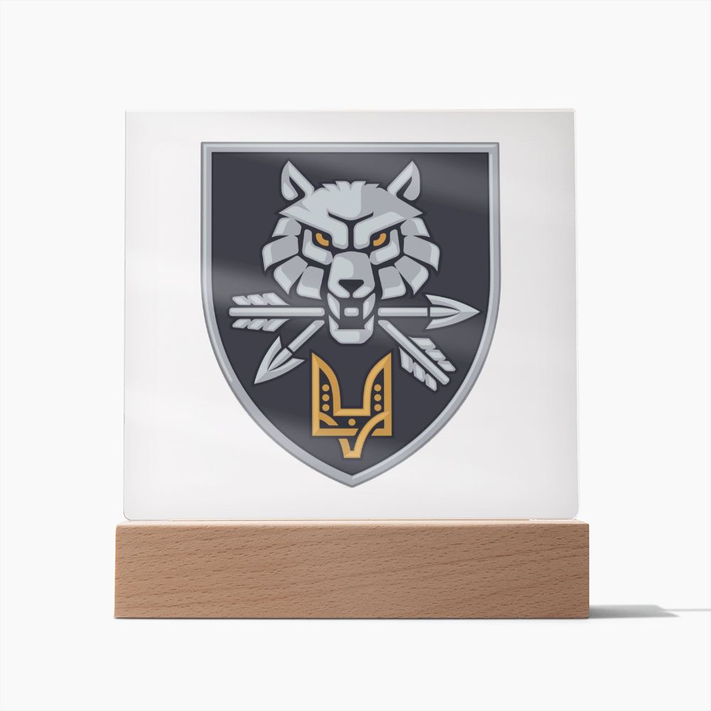 Special Operations Forces Command (Ukraine) - Square Acrylic Plaque