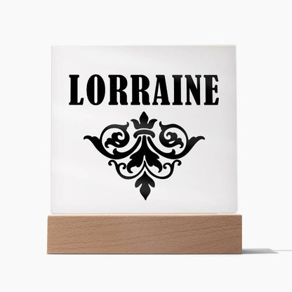 Lorraine v01 - Square Acrylic Plaque