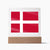Danish Flag - Square Acrylic Plaque