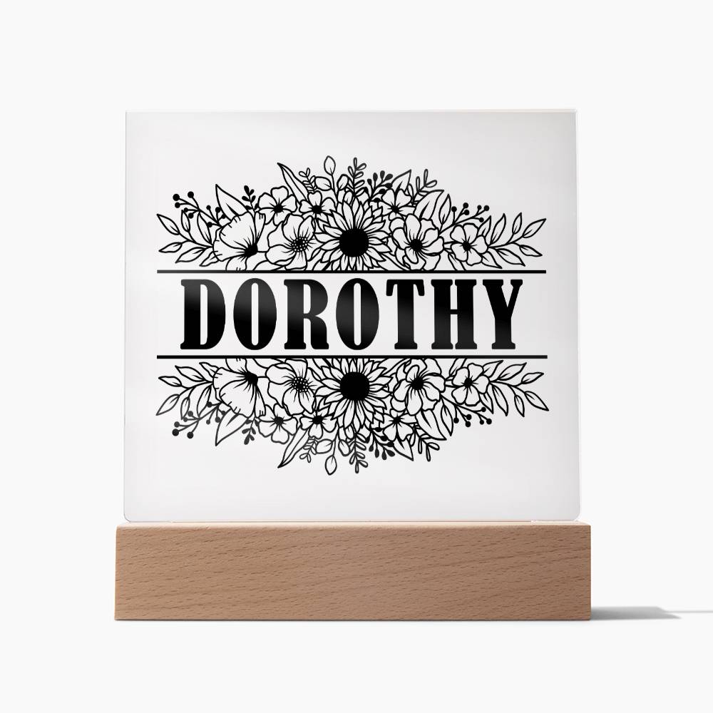 Dorothy v2 - Square Acrylic Plaque