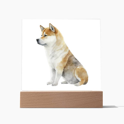 Dog Lover Collection (Watercolor) 02 - Square Acrylic Plaque