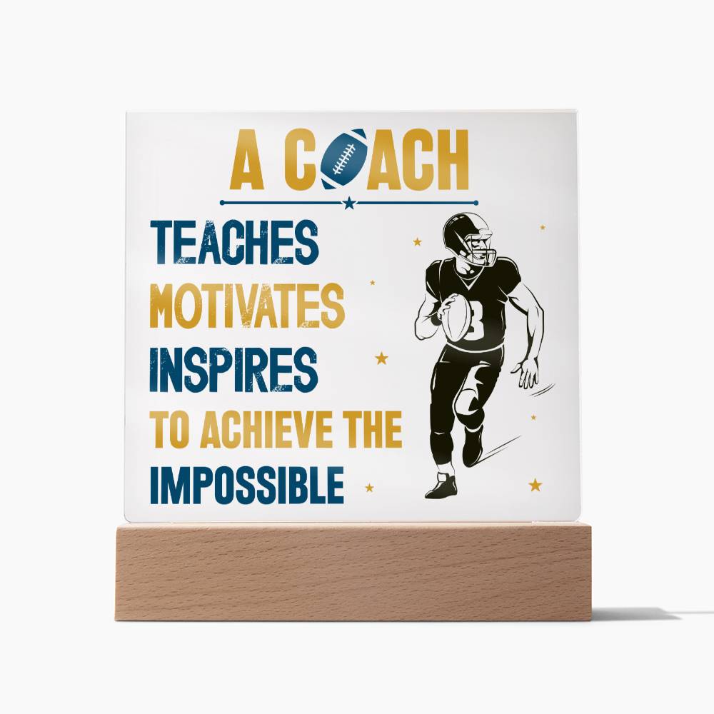 A Coach - Square Acrylic Plaque