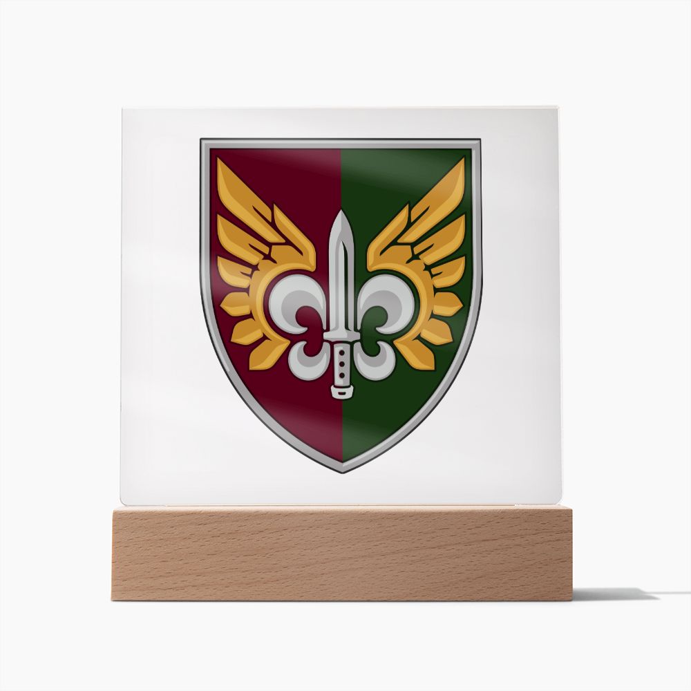 132nd Reconnaissance Battalion (Ukraine) - Square Acrylic Plaque