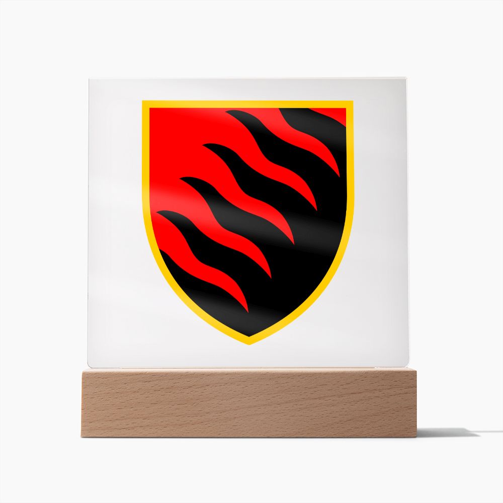 55th Artillery Brigade (Ukraine) - Square Acrylic Plaque