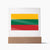 Lithuanian Flag - Square Acrylic Plaque