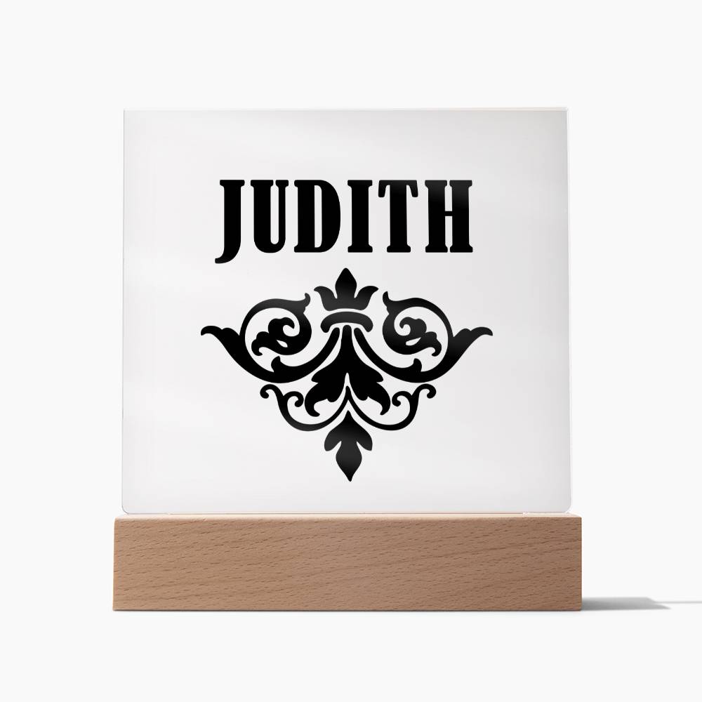 Judith v01 - Square Acrylic Plaque