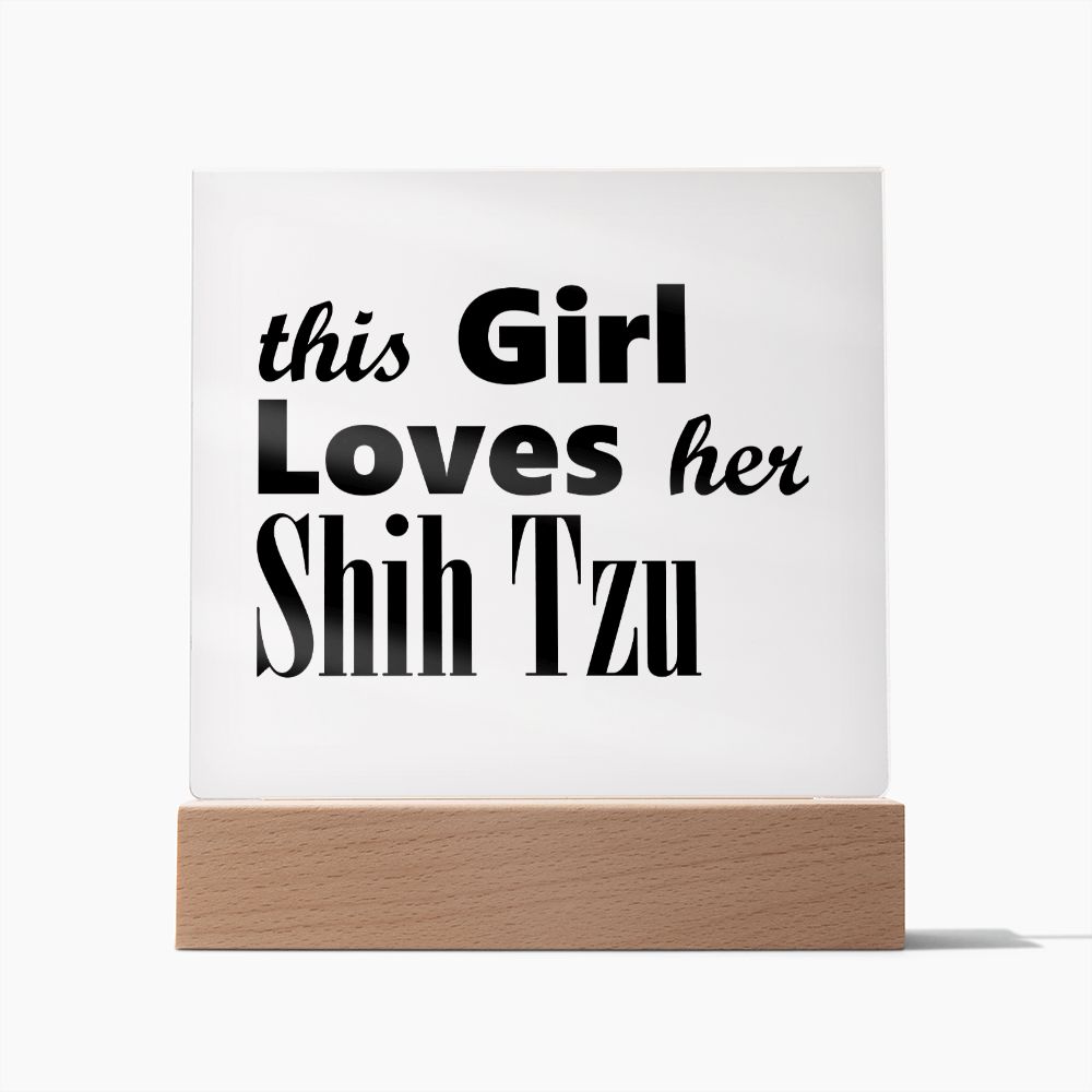 Shih Tzu - Square Acrylic Plaque