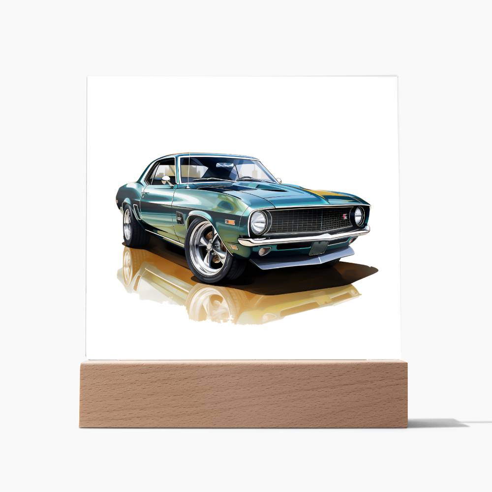 Muscle Car 11 - Square Acrylic Plaque