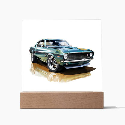 Muscle Car 11 - Square Acrylic Plaque