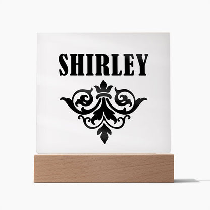 Shirley v01 - Square Acrylic Plaque