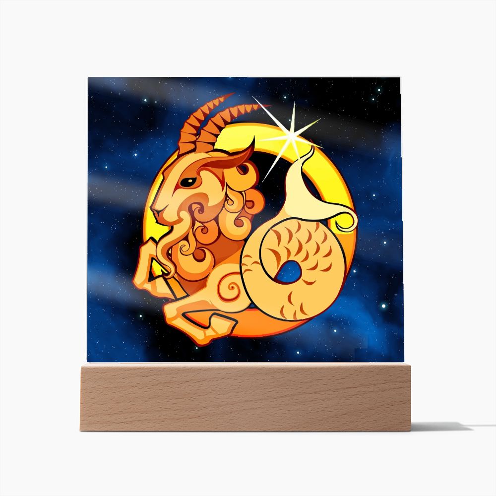 Zodiac Sign Capricorn - Square Acrylic Plaque