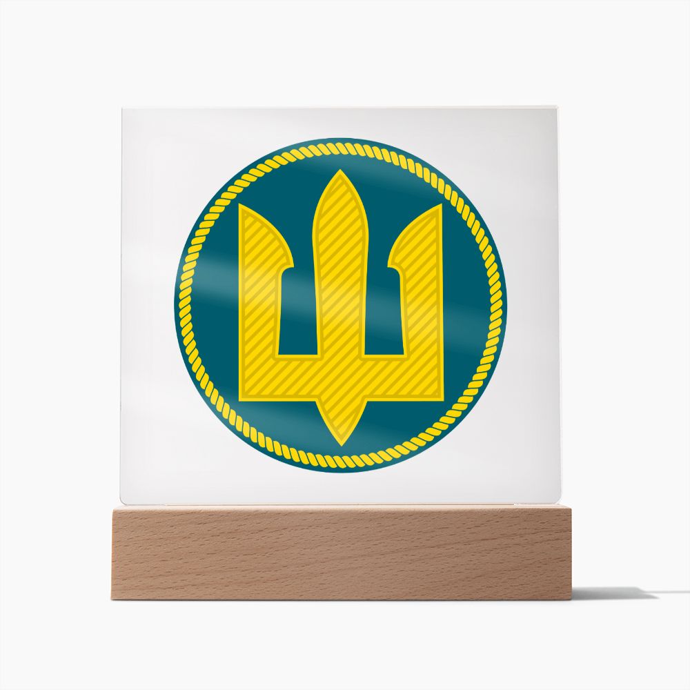 Marine Infantry (Ukraine) - Square Acrylic Plaque