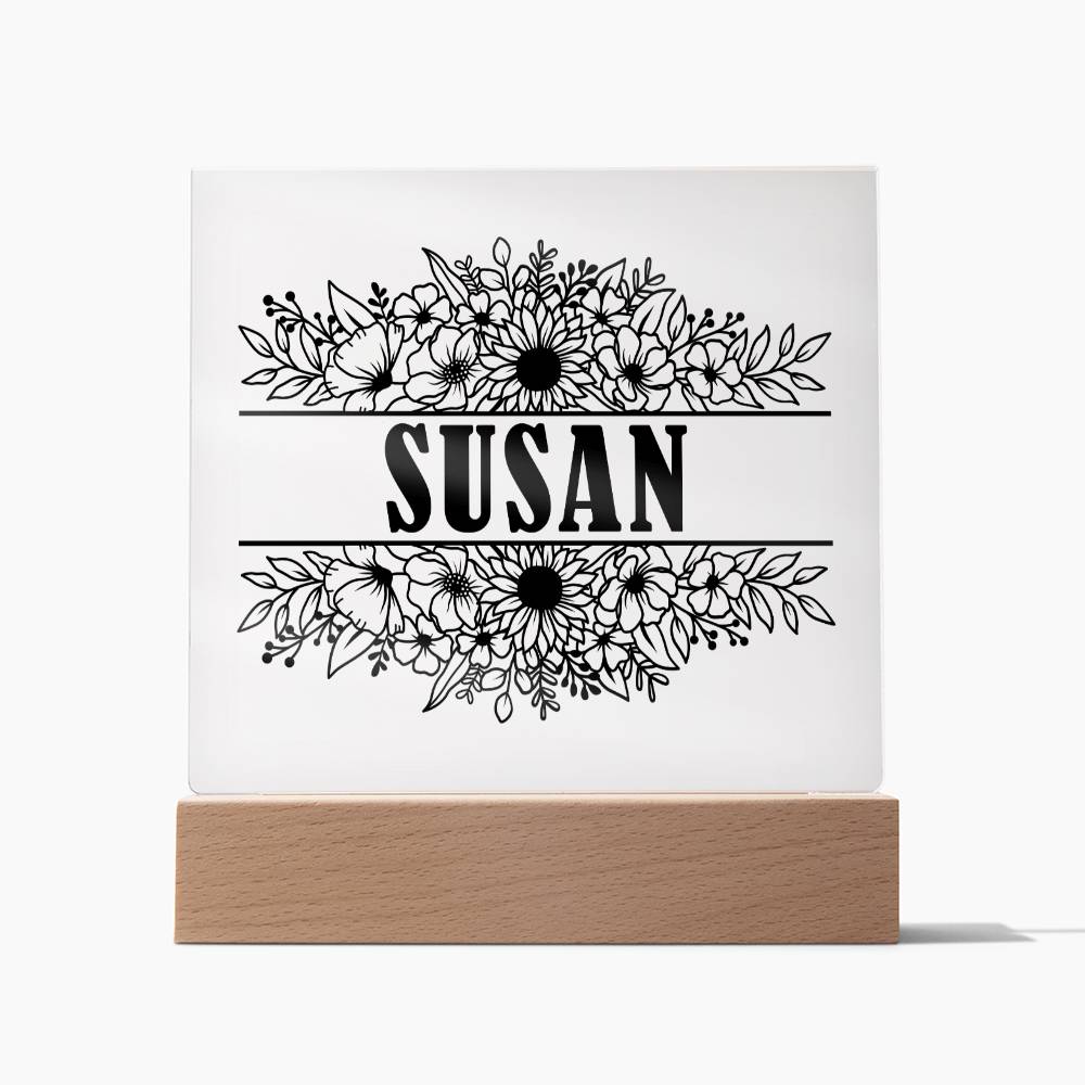 Susan v2 - Square Acrylic Plaque