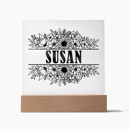 Susan v2 - Square Acrylic Plaque