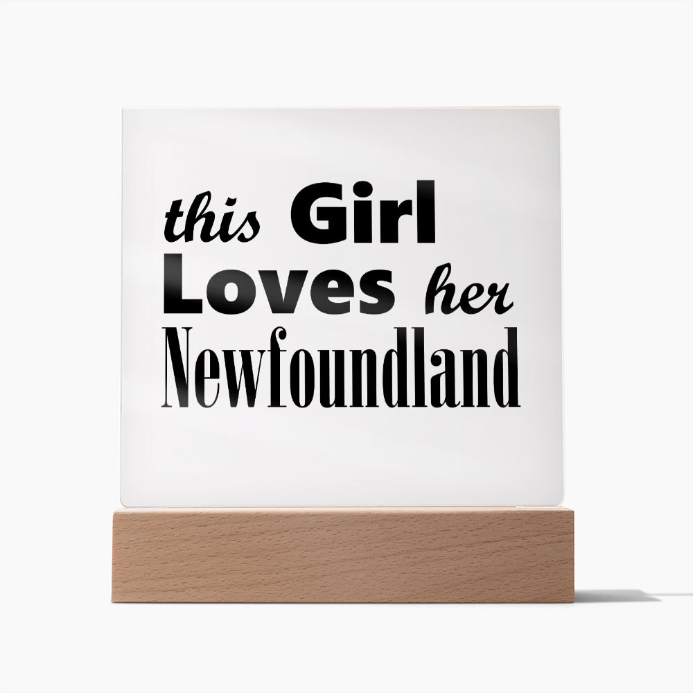 Newfoundland - Square Acrylic Plaque