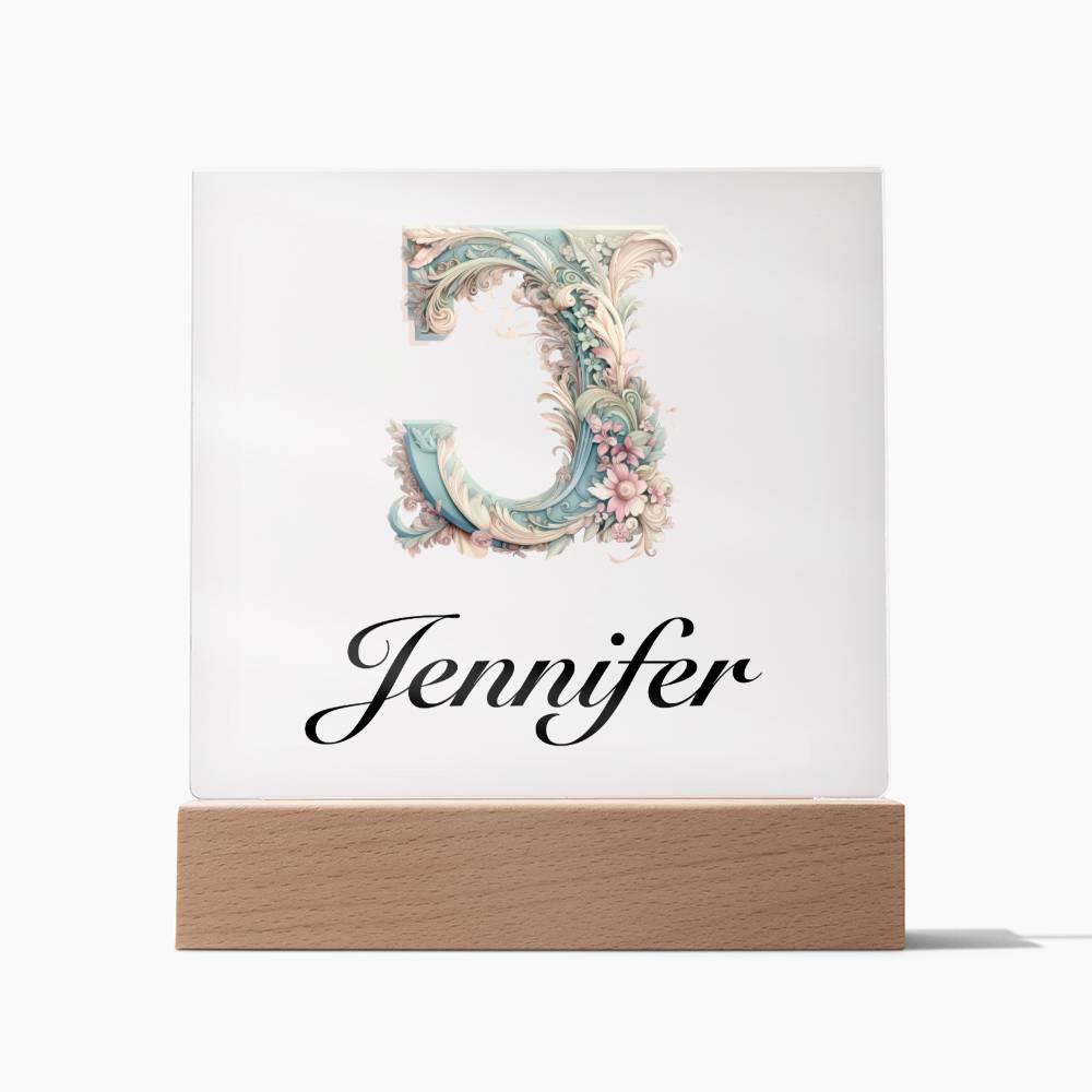 Jennifer 01 - Square Acrylic Plaque