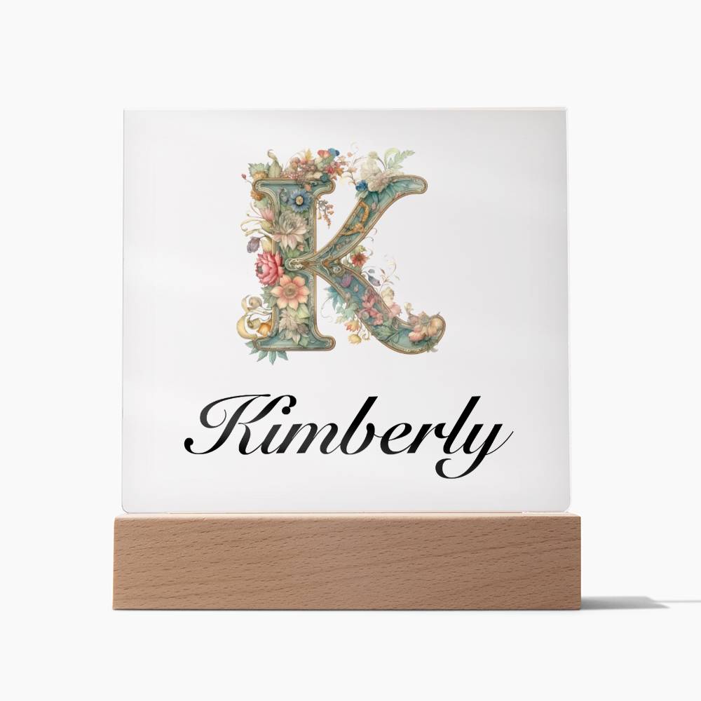 Kimberly 01 - Square Acrylic Plaque
