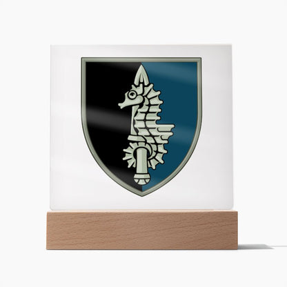 73rd Maritime Special Operations Center (Ukraine) - Square Acrylic Plaque