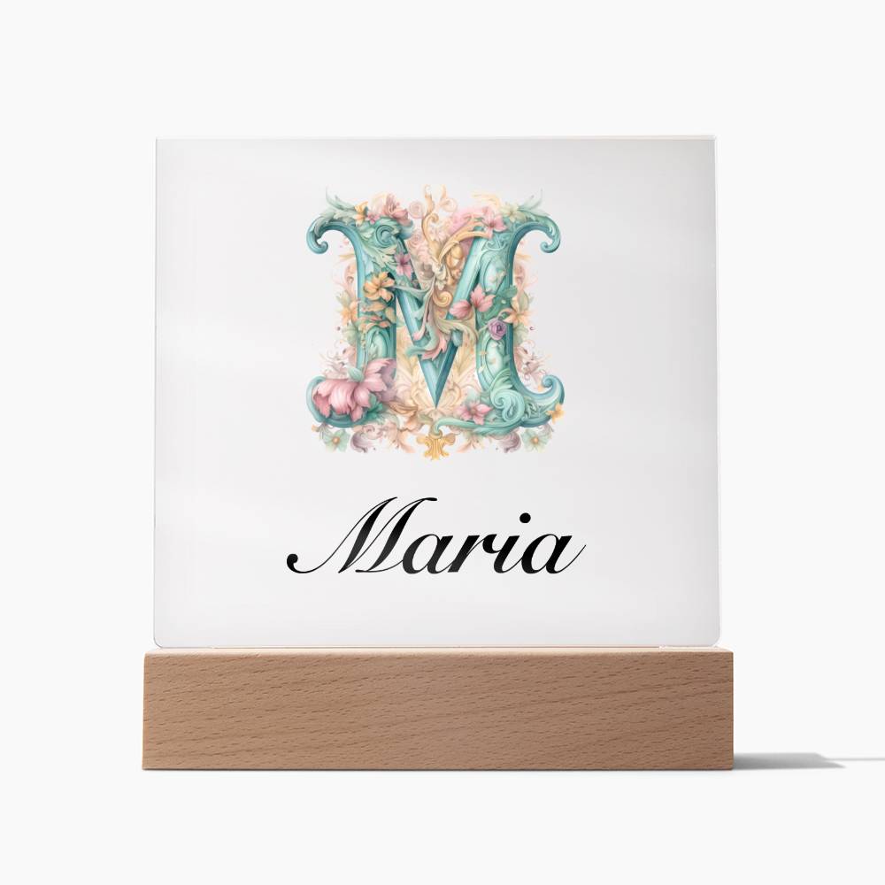 Maria 01 - Square Acrylic Plaque