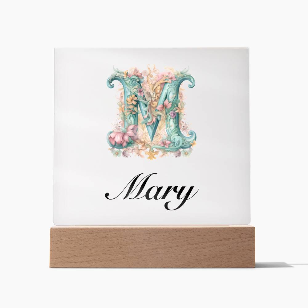 Mary 01 - Square Acrylic Plaque