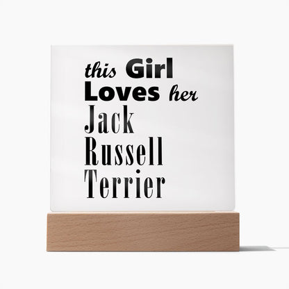 Jack Russell Terrier - Square Acrylic Plaque