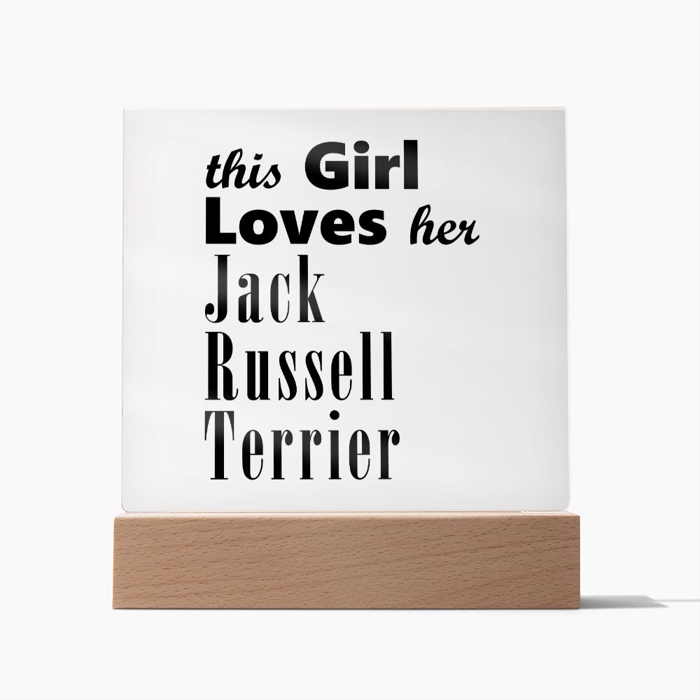 Jack Russell Terrier - Square Acrylic Plaque