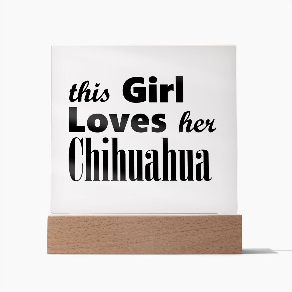 Chihuahua - Square Acrylic Plaque