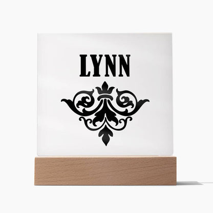 Lynn v01 - Square Acrylic Plaque