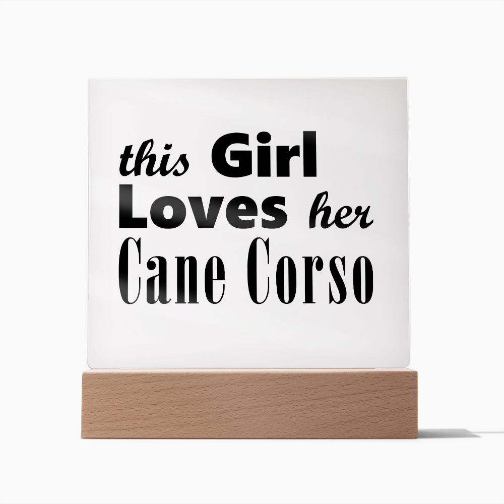 Cane Corso - Square Acrylic Plaque