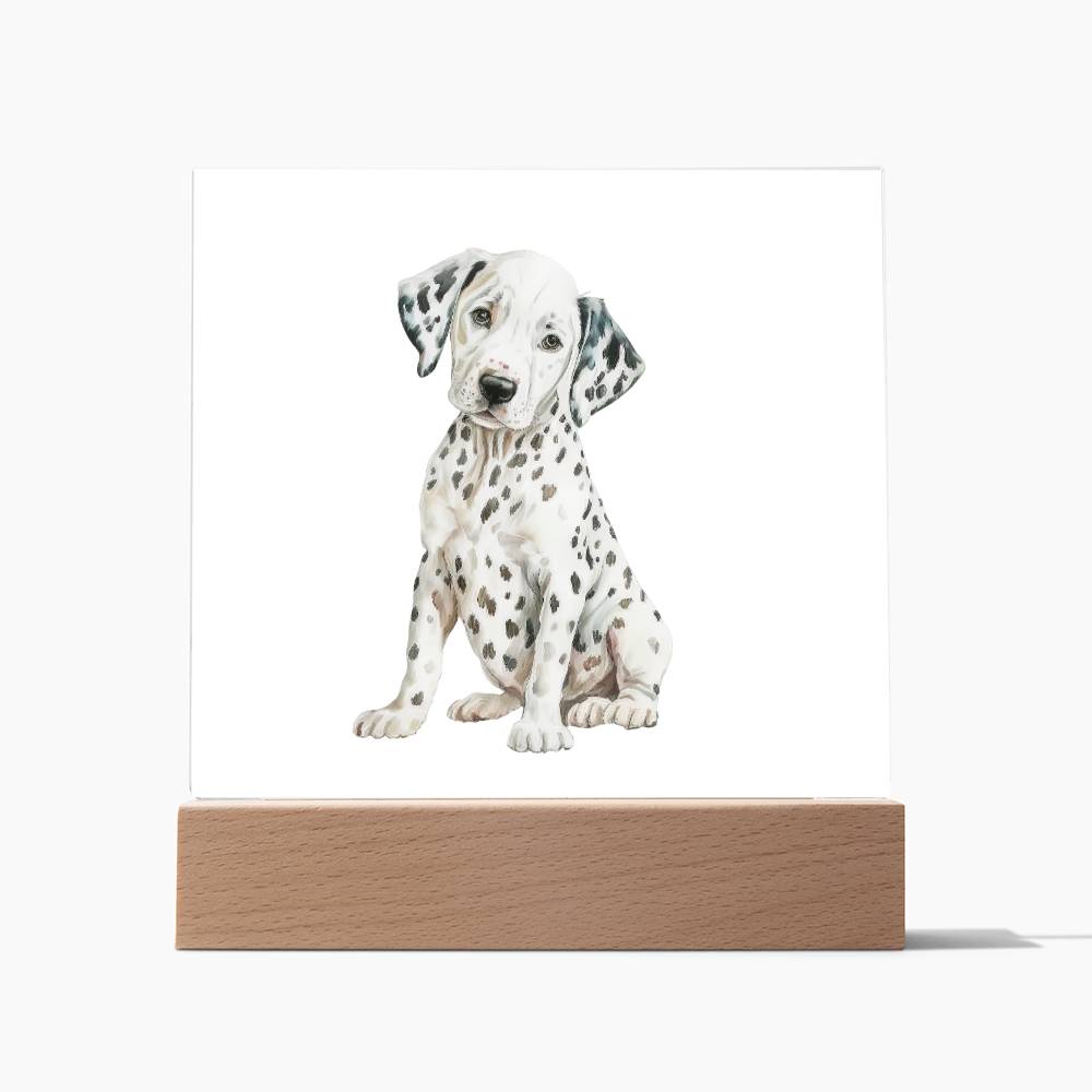 Dog Lover Collection (Watercolor) 08 - Square Acrylic Plaque