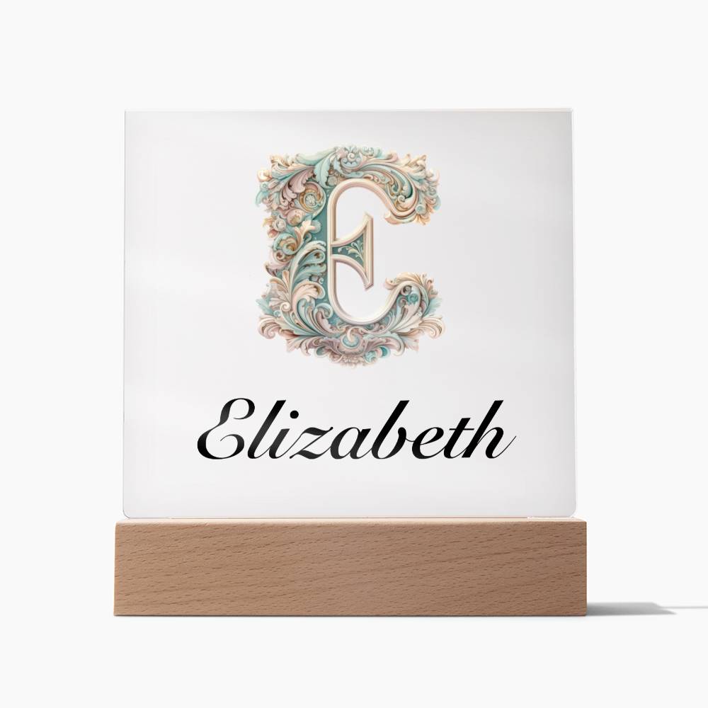 Elizabeth 01 - Square Acrylic Plaque