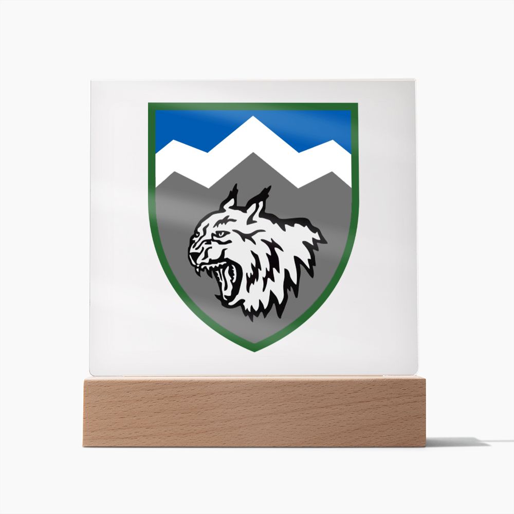 108th Mountain Assault Battalion (Ukraine) - Square Acrylic Plaque