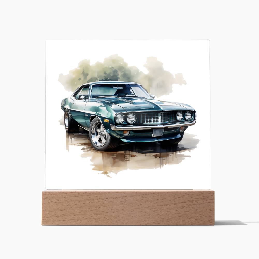 Muscle Car 13 - Square Acrylic Plaque