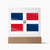 Dominican Flag - Square Acrylic Plaque