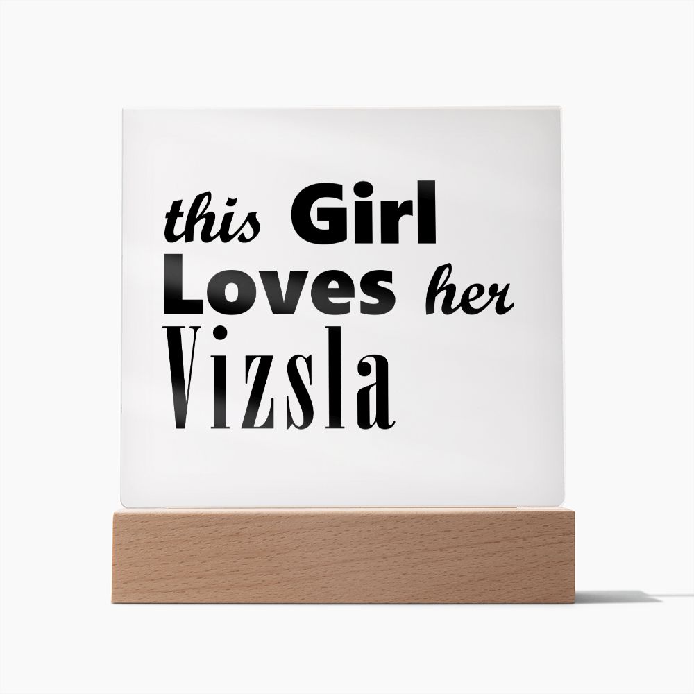 Vizsla - Square Acrylic Plaque