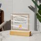 World's Greatest Manhattanite - Square Acrylic Plaque