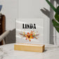 Linda v3 - Square Acrylic Plaque
