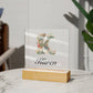 Karen 01 - Square Acrylic Plaque