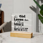 Golden Retriever - Square Acrylic Plaque