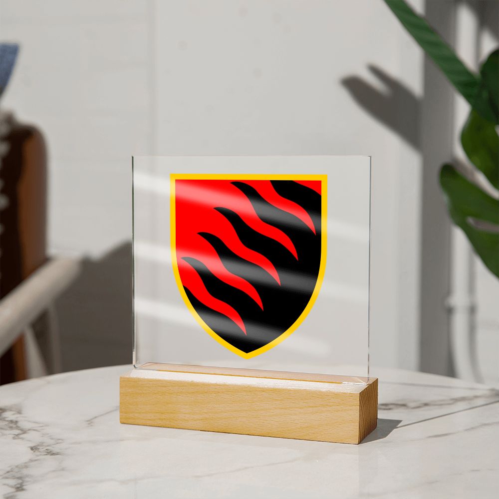 55th Artillery Brigade (Ukraine) - Square Acrylic Plaque