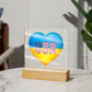 Ukrainian In The USA - Square Acrylic Plaque