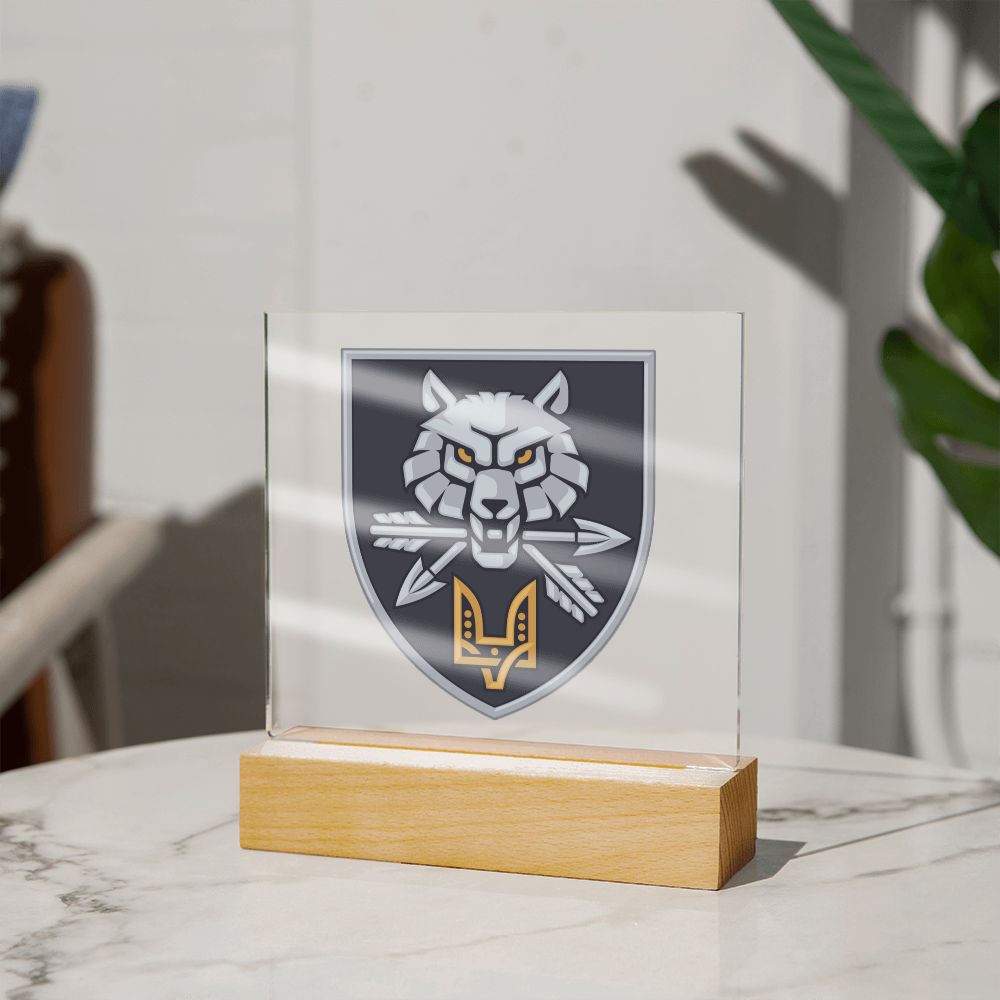 Special Operations Forces Command (Ukraine) - Square Acrylic Plaque